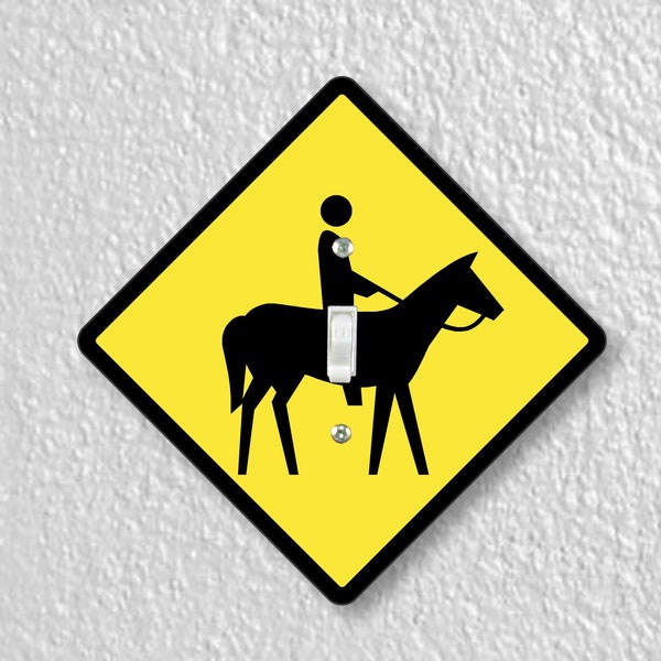 Horse Light Switch Cover Etsy