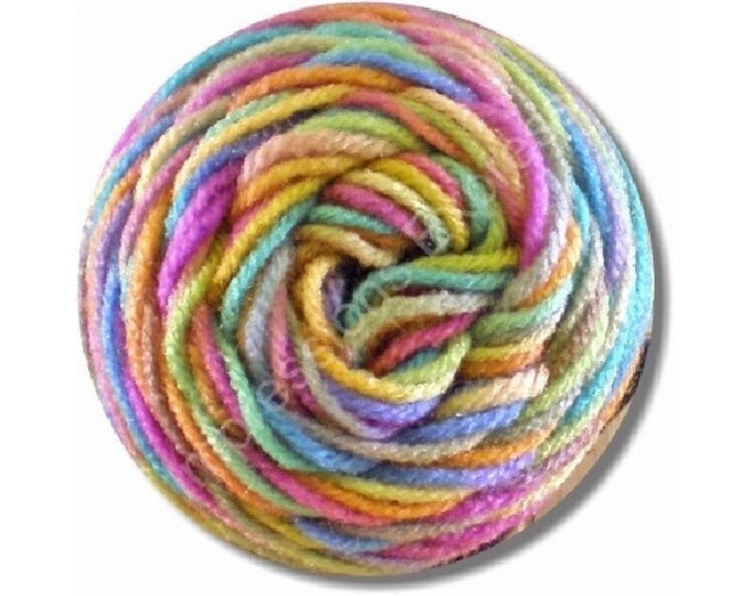 Pastel Knitting Wool Yarn Round Mousepad