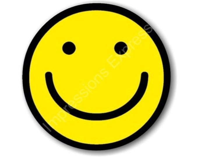 Smiley Face Round Mousepad