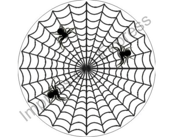 Spider Web Round Mousepad