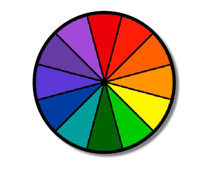 Color Wheel Round Mousepad