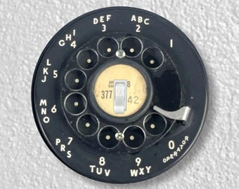 Vintage Retro Rotary Bell System Telephone Dial Precision Laser Cut Toggle and Decora Rocker Round Light Switch Wall Plate Covers