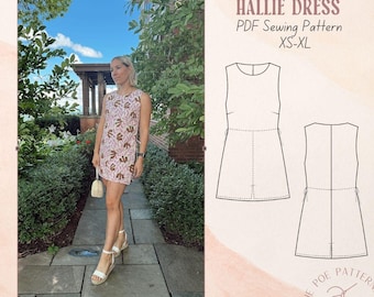 Hallie Dress/Romper PDF Sewing Pattern