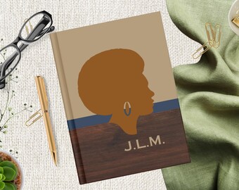 Personalized Black Girl Magic Hardcover Journal Trending Custom Notebook for Creative Writing Art Graduation Gift Her Birthdays Journaling