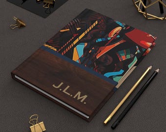 Personalized Black Girl Magic Hardcover Journal Trending Custom Notebook for Creative Writing Art Graduation Gift Her Birthdays Journaling