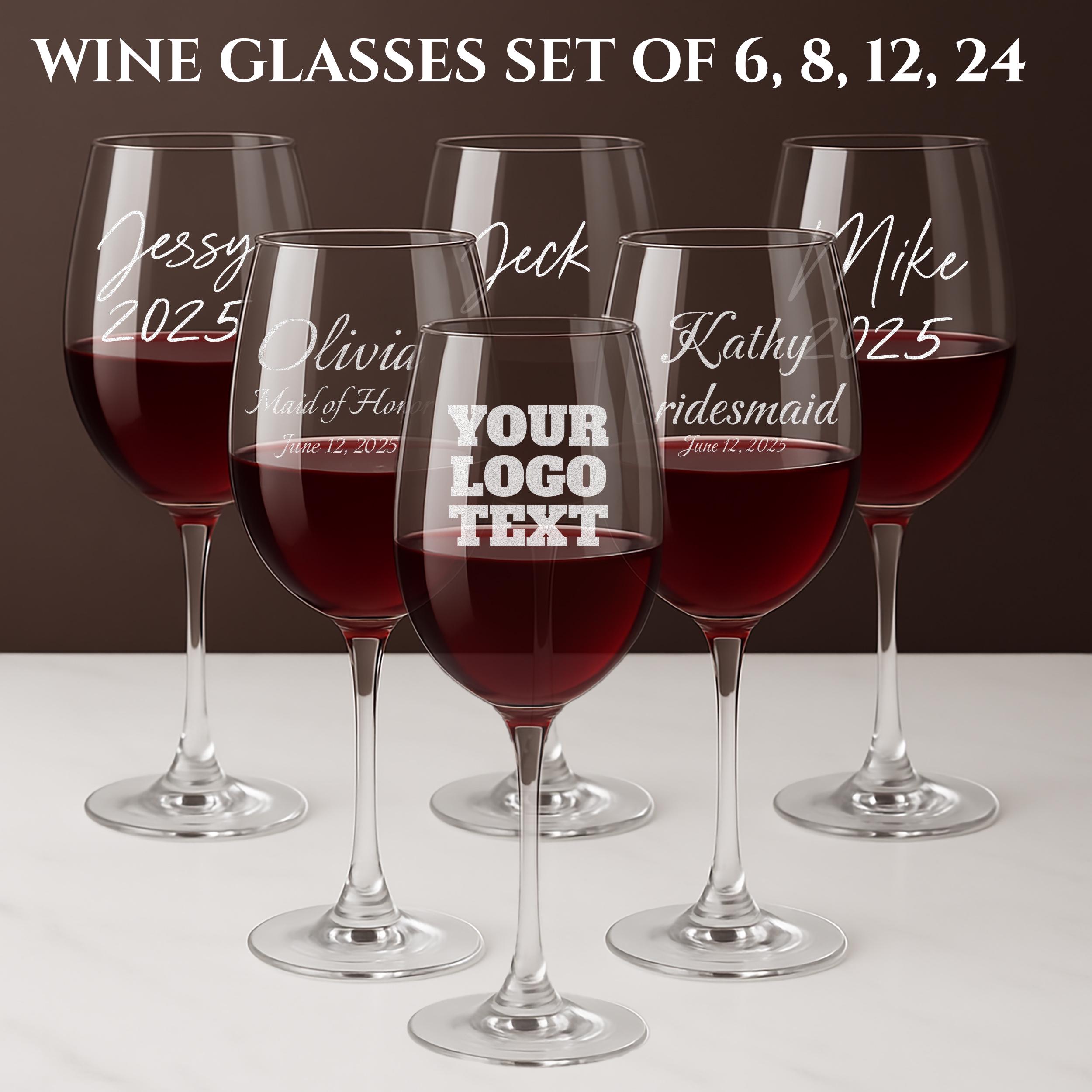 Personalized Wine Glasses Bulk - Etsy