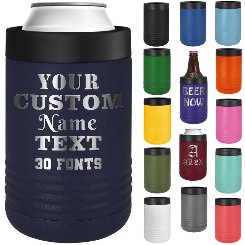 Vaso personalizado grabado, botella de agua de acero inoxidable con aislamiento térmico, vasos con logotipo personalizado. imagen 18
