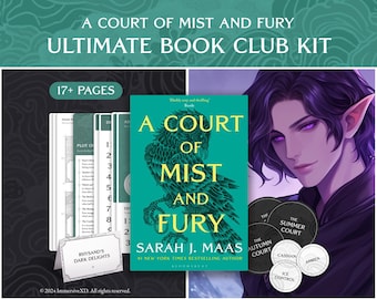 Kit ultime du club de lecture ACOMAF | Questions de discussion, activités et idées d'hébergement à thème sur le tribunal de Mist and Fury