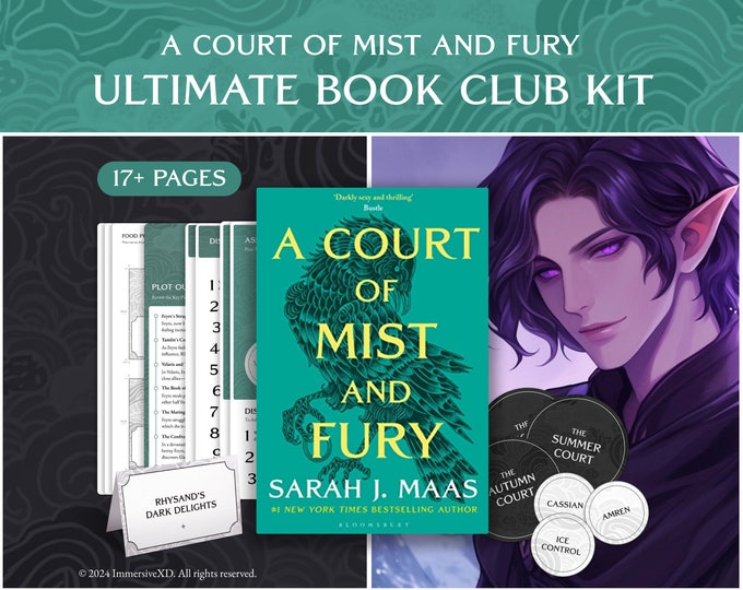 Acomaf Annotation Ultimate ACOMAF Book Club Kit | A Court of Mist and Fury Discussion ...