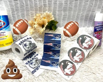 Gameday football funny toilet paper, funny football toilet paper