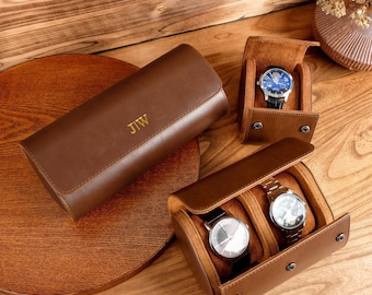 Scatola porta orologi personalizzata, Scatola porta orologi, Porta orologi da viaggio, Custodia porta orologi da viaggio, Scatola porta orologi da viaggio, Custodia porta orologi, Porta orologi