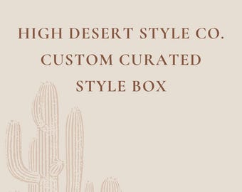 Coffret de style personnalisé | Coffret de vêtements de seconde main personnalisé | Stylisme personnel de seconde main | Coffret garde-robe mystère | Coffret de seconde main