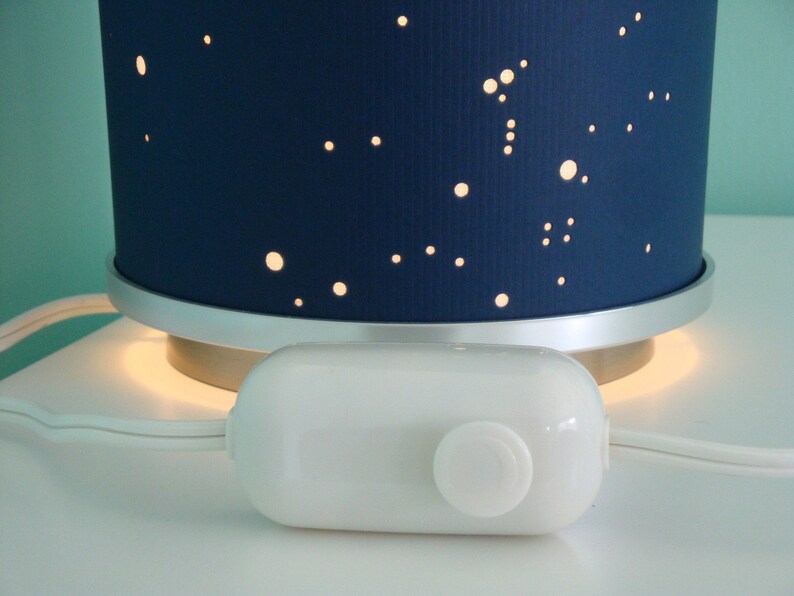Shadow Constellations Custom Shade & Table Lamp Spring Night Etsy