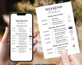 Wedding Weekend Timeline Mobile Wedding Day Timeline Wedding Reception Timeline Wedding Agenda Timeline Shower Timeline Wedding Schedule