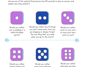 Funny Would You Rather Ice Breaker Game Printable