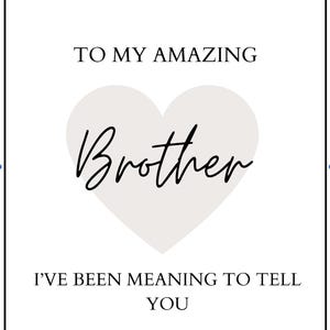 Lustige Sibling Geburtstagskarte für Bruder Printable