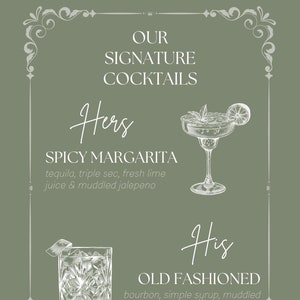 Indywidualne menu drinków weselnych, autorskie menu drinków, tabliczka na specjalne okazje, autorskie drinki dla par, menu drinków zaręczynowych, tabliczka na barze