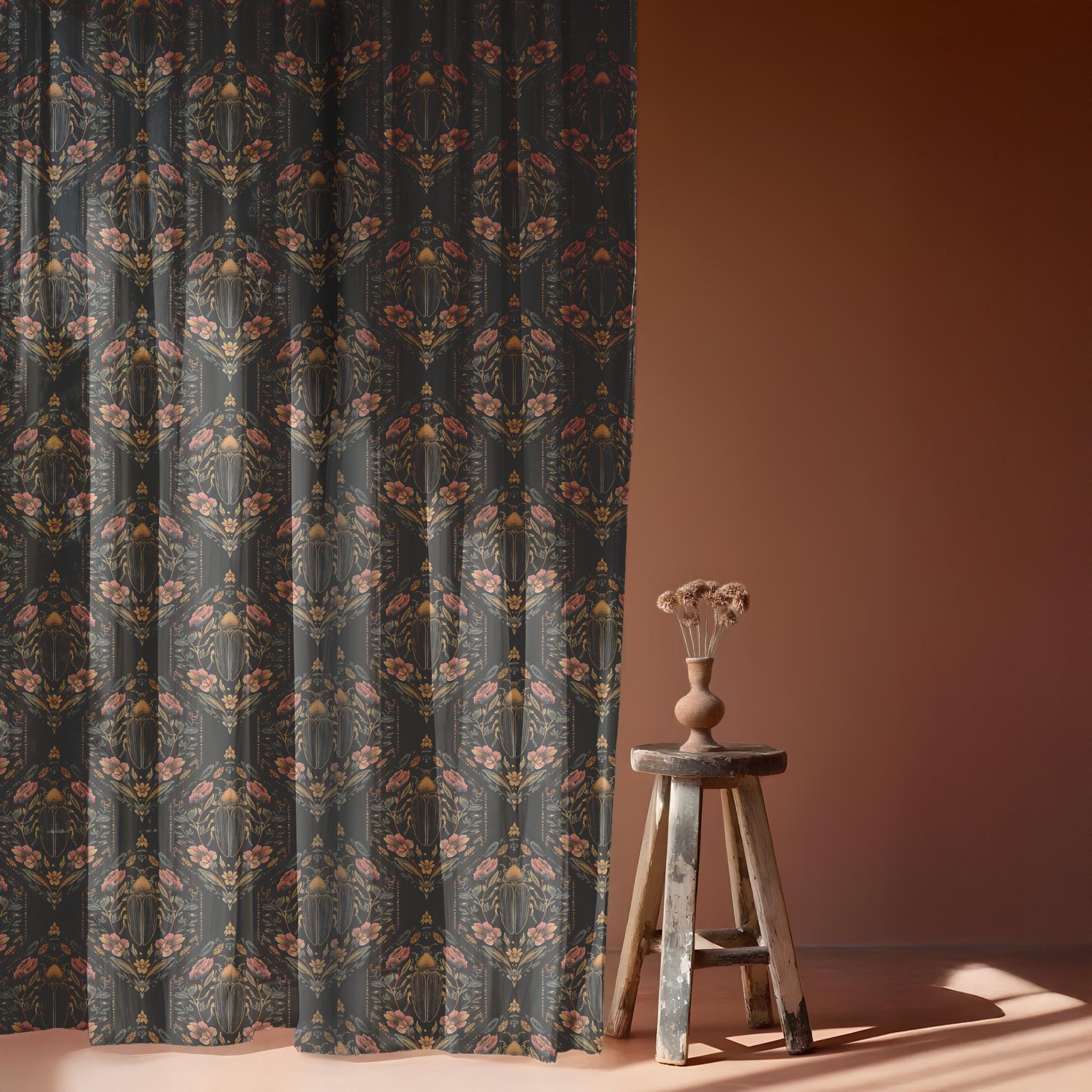 イギリス　ヴィンテージ　カーテン　50's 60's 英国 イギリス ヴィンテージ カーテン 50's 60's 英国 イギリス