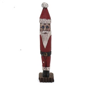 Hand Carved Santa Claus, 7&quot; Tall