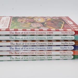 Taste of Home Country Cooking Cookbooks - Set of 6 Vintage Recipe Books