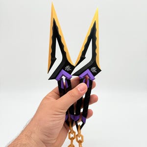 3D Printed Valorant Kuronami No Yaiba Blade Cosplay Plastic Non-Functional In-Game Skin Replica Toy Prop | Gift For Gamers