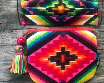Aztec Print Mask and Bag Set