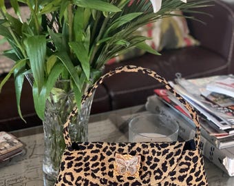leopard Baguette, Statement Bag