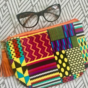 Small Pouch, African Print Bag, Back to School, Cosmetic Bag, Bridrsmaids Gift, Gift for Her