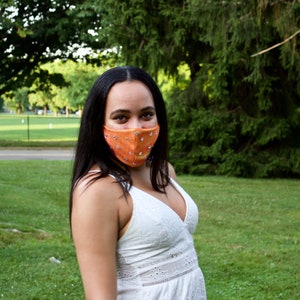 Orange Face Mask image 2