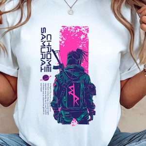 Cyberpunk Streetwear Tee | Techwear Style Unisex Shirt | Futuristic Neon Graphic T-Shirt | Vaporwave Retro Aesthetic  Cyberpunk Style shirt