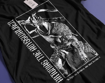 Artorias of the Abyss T-Shirt, Unisex Soulsborn inspiriert T-Shirt, Videospiel Tshirt, dunkles T-Shirt, Geschenk für Gamer.