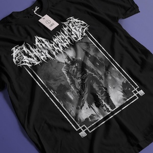 The Witch Hunter Unisex Tshirt, Geraalt T-shirt, Metal Style, Metal Band Tshirt, Video Game tshirt, Gift for Him, Gift for Her, Gamer Tshirt