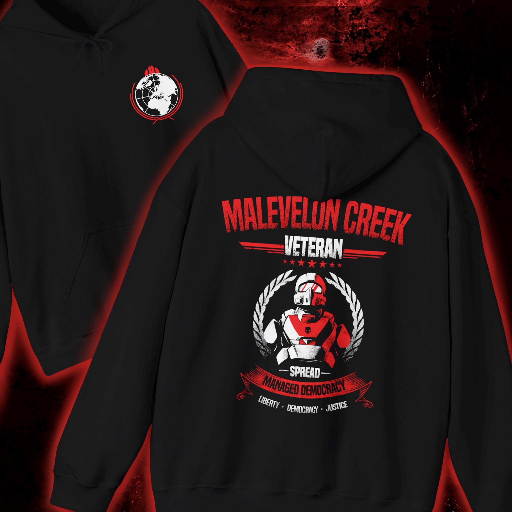 Tactical Star Soldier Hoodie | Galactic War Veteran Sweatshirt | Tactical Military-Inspired Pullover | Gamer Gift | Sizes S-5XL.