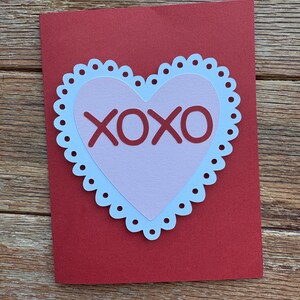 Carte de Saint-Valentin Xoxo