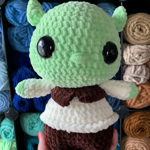 Shrek Amigurumi Crochet Shrek Plushie