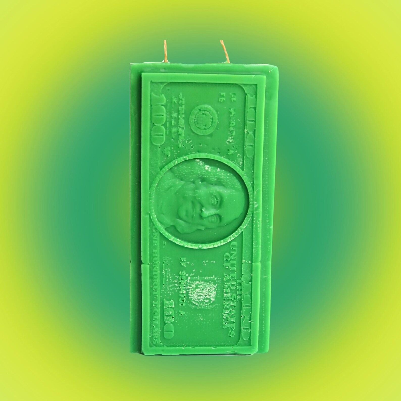 Stack Wick Money Bill Stack Prosperity Double Wick Figure Ritual Candle | Spell ...