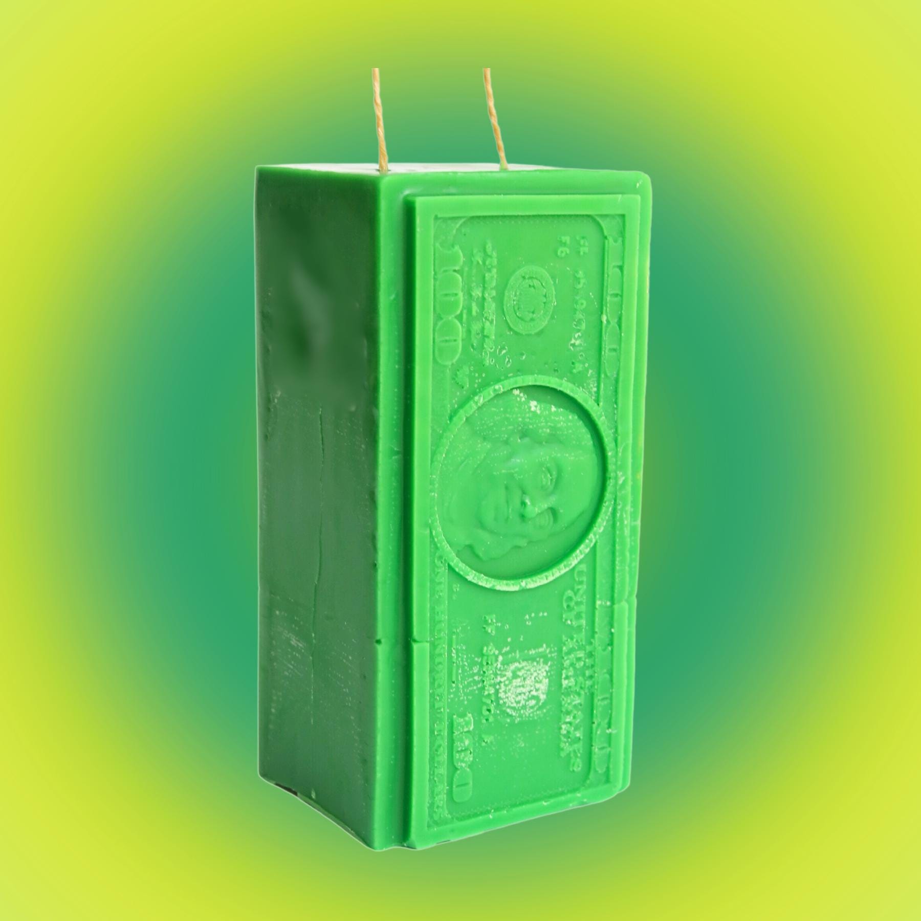 Stack Wick Money Bill Stack Prosperity Double Wick Figure Ritual Candle | Spell ...