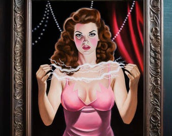 Electra Sideshow Giclee Print: Nightmare Alley Fan Art (12x16" Unframed)