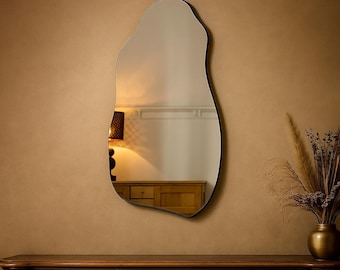 Discontinued IKEA YPPERLIG Green Metal Wall Mirror Design by HAY