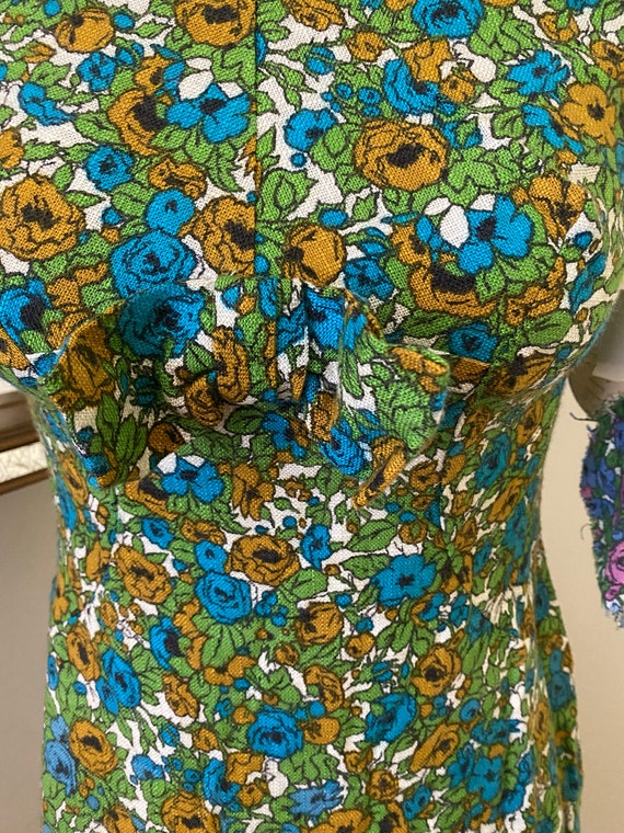 Vintage 60s Floral Deadstock Dress - image 4