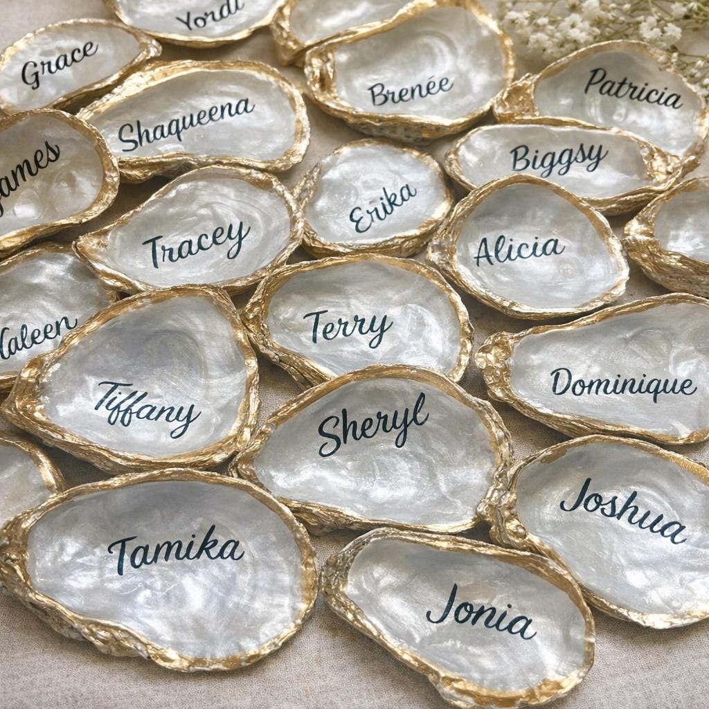 Oyster Shell Place Cards