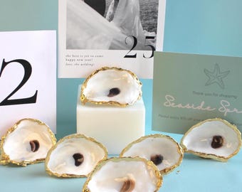 Oyster Shell Place Card Holder for Beach Wedding Table Decor Beach Themed Seashell Party Favor for Luxury Beach Wedding Table Setting Gifts