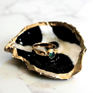 Decoupaged Oyster Shell Wedding Favors and Bridal Shower Favors Bulk Bridal Shower Gifts Oyster Shell Trinket Dish Ring Dish Beach Themed