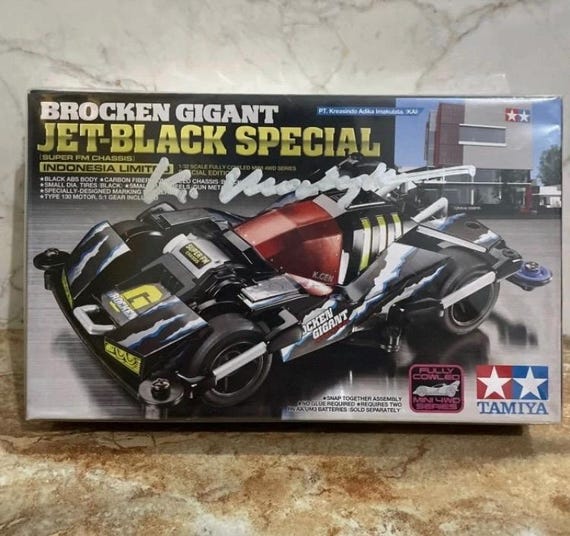 Tamiya Mini 4WD Brocken Gigant Jet Black Special - Signed Limited