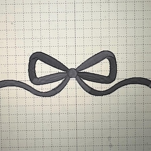 Embroidered Bow, Simple Bow Embroidery Design, Bow, Simple Bow, Mini Bow, Satin Stitch Bow Embroidery