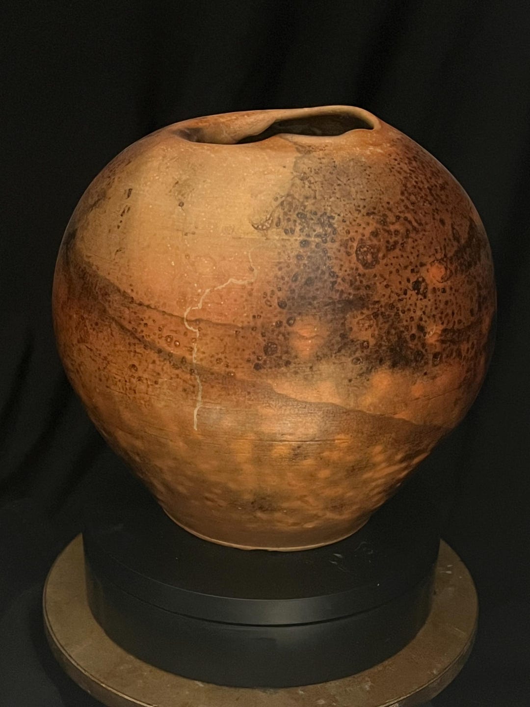 OBV 13 - Obvara - Raku Fired - Pottery - Ceramics - Pot - Etsy