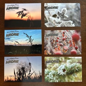 Salutations d'Airdrie - Pack de cartes postales