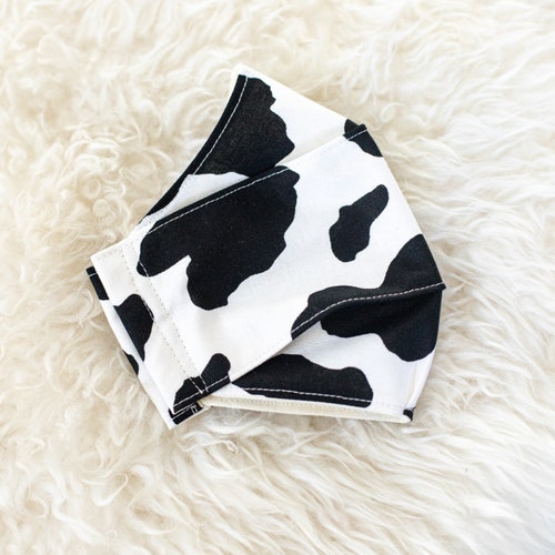 COW Print 3D Origami Style Face Mask Korean Style - Etsy