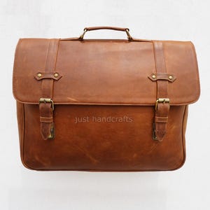 Sac pour ordinateur portable en cuir véritable fait main, sac messager, sac bandoulière de bureau, sac cartable, porte-documents pour ordinateur portable, sac de travail unisexe, sac pour ordinateur portable 15 pouces