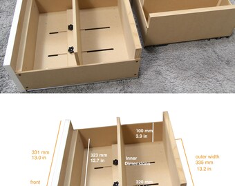 限界値下げ　IKEA GLADSAX LP レコード　フレーム　5枚　未使用 IKEA Kallax レコード収納引き出し、LPアルバム用インサート - Etsy 日本